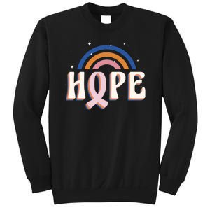 Hope Breast Cancer Awareness Rainbow Sweatshirt