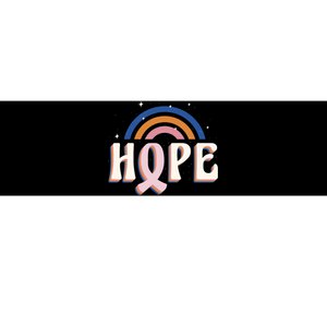 Hope Breast Cancer Awareness Rainbow Bumper Sticker