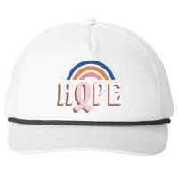 Hope Breast Cancer Awareness Rainbow Snapback Five-Panel Rope Hat