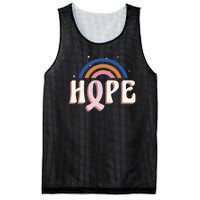 Hope Breast Cancer Awareness Rainbow Mesh Reversible Basketball Jersey Tank