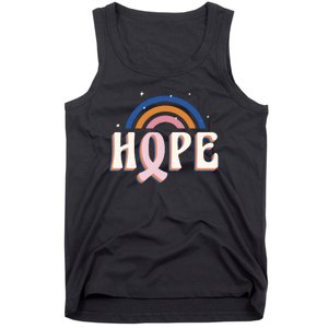 Hope Breast Cancer Awareness Rainbow Tank Top