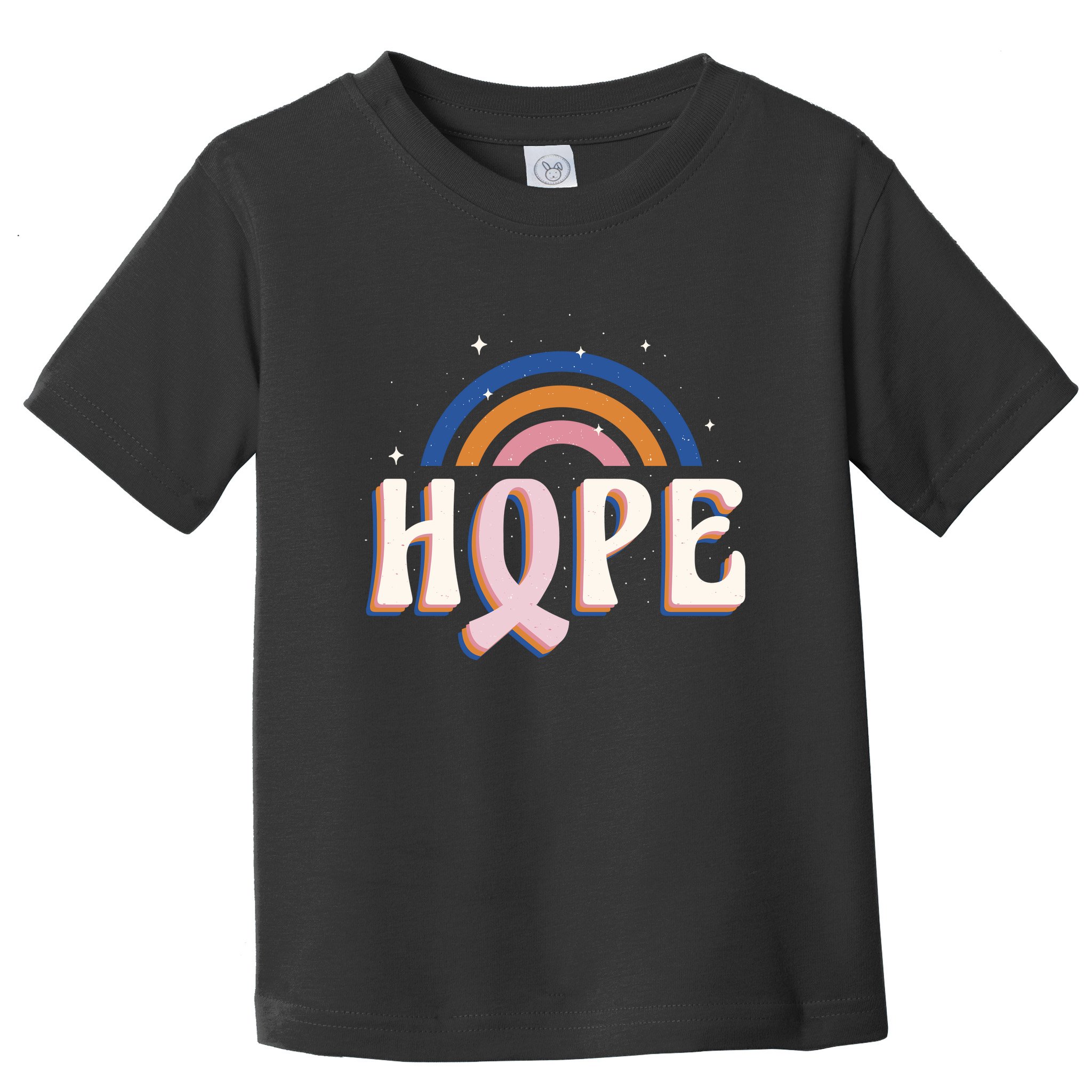 Hope Breast Cancer Awareness Rainbow Toddler T-Shirt