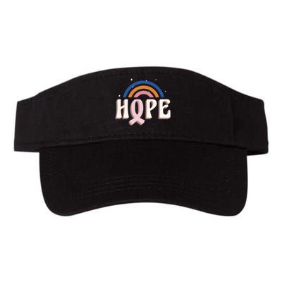 Hope Breast Cancer Awareness Rainbow Valucap Bio-Washed Visor