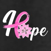 Hope Breast Cancer Awareness Ribbon Flower Hat