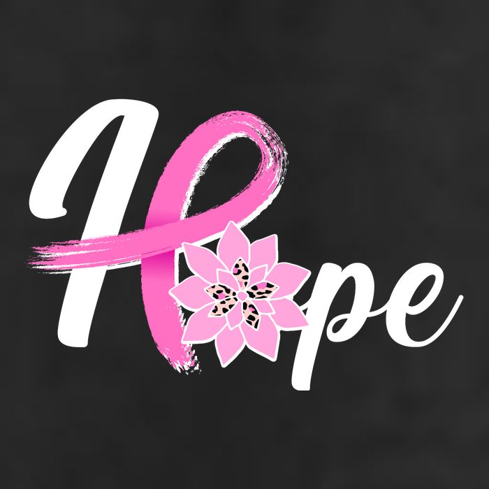 Hope Breast Cancer Awareness Ribbon Flower Hat