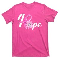 Hope Breast Cancer Awareness Ribbon Flower T-Shirt