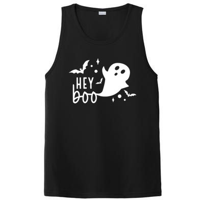 Hey Boo Cute Halloween Ghost Funny Autumn Fall Spooky Gift PosiCharge Competitor Tank