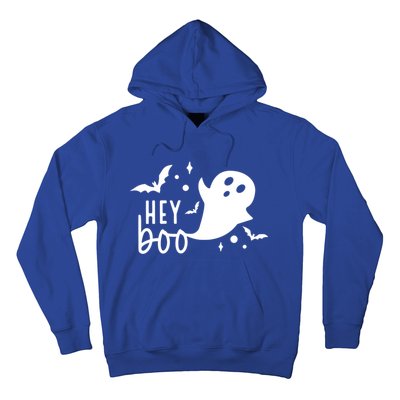 Hey Boo Cute Halloween Ghost Funny Autumn Fall Spooky Gift Hoodie