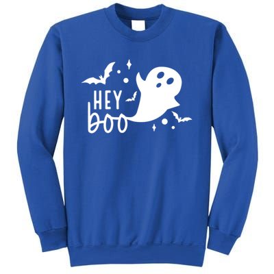 Hey Boo Cute Halloween Ghost Funny Autumn Fall Spooky Gift Sweatshirt