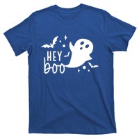 Hey Boo Cute Halloween Ghost Funny Autumn Fall Spooky Gift T-Shirt