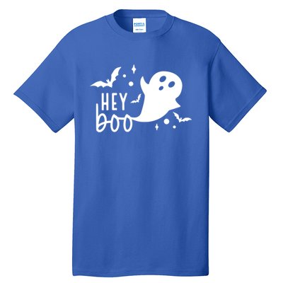 Hey Boo Cute Halloween Ghost Funny Autumn Fall Spooky Gift Tall T-Shirt