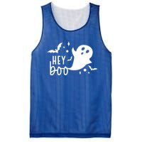 Hey Boo Cute Halloween Ghost Funny Autumn Fall Spooky Gift Mesh Reversible Basketball Jersey Tank