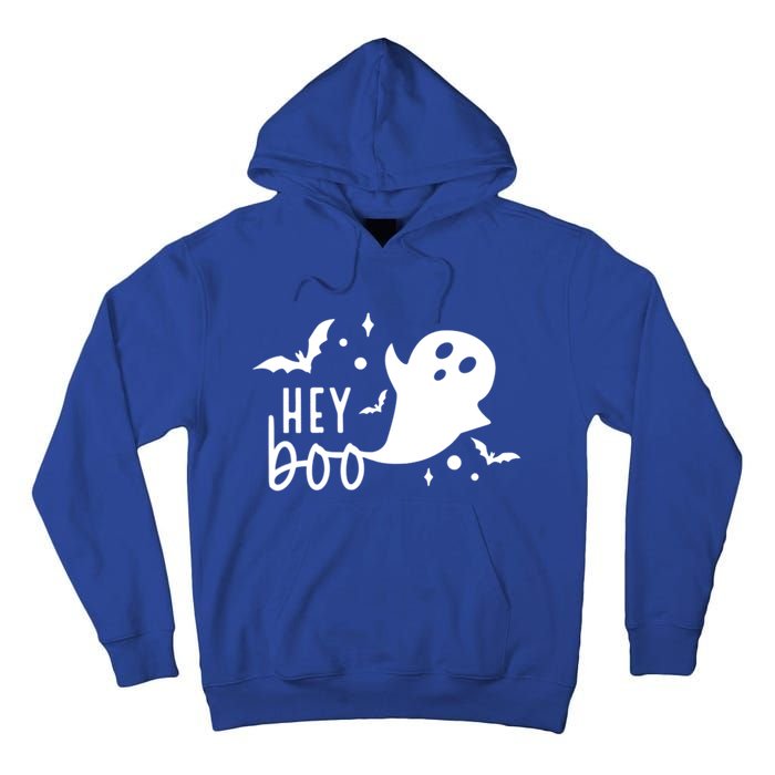 Hey Boo Cute Halloween Ghost Funny Autumn Fall Spooky Gift Tall Hoodie