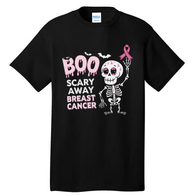 Halloween Breast Cancer Awareness Chemotherapy Pin.K Ribbon Tall T-Shirt