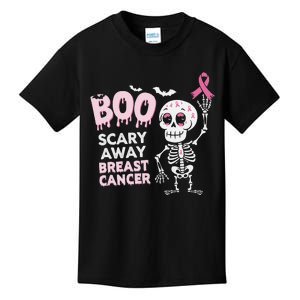 Halloween Breast Cancer Awareness Chemotherapy Pin.K Ribbon Kids T-Shirt