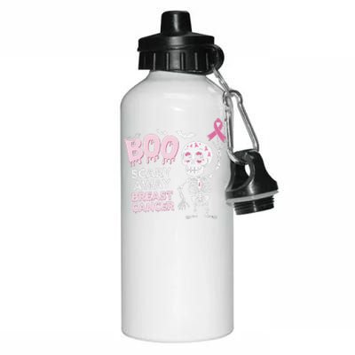 Halloween Breast Cancer Awareness Chemotherapy Pin.K Ribbon Aluminum Water Bottle