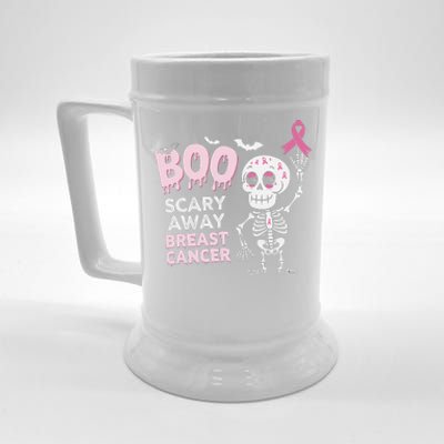 Halloween Breast Cancer Awareness Chemotherapy Pin.K Ribbon Beer Stein