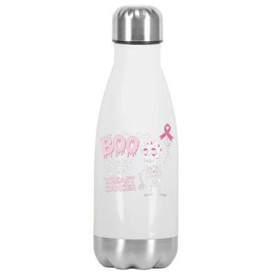 Halloween Breast Cancer Awareness Chemotherapy Pin.K Ribbon Stainless Steel Insulated Water Bottle