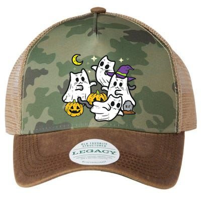 Halloween Black Cats Ghosts Costume Girls Kids Legacy Tie Dye Trucker Hat