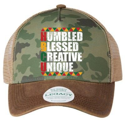 Humbled Blessed Creative Unique Historically Black U Hbcu Meaningful Gift Legacy Tie Dye Trucker Hat