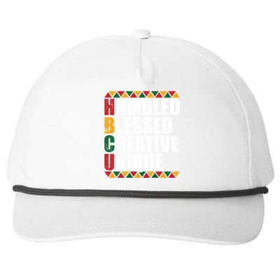 Humbled Blessed Creative Unique Historically Black U Hbcu Meaningful Gift Snapback Five-Panel Rope Hat