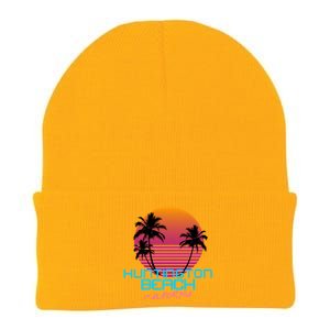 Huntington Beach California Retro 80s Meaningful Gift Knit Cap Winter Beanie