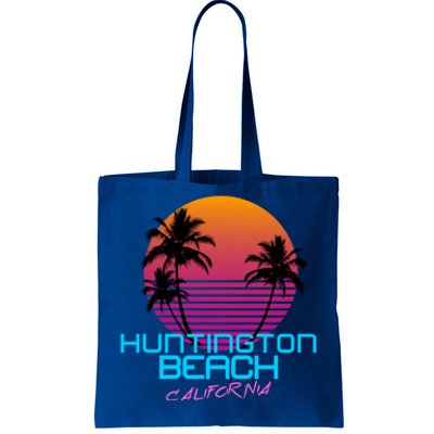 Huntington Beach California Retro 80s Meaningful Gift Tote Bag