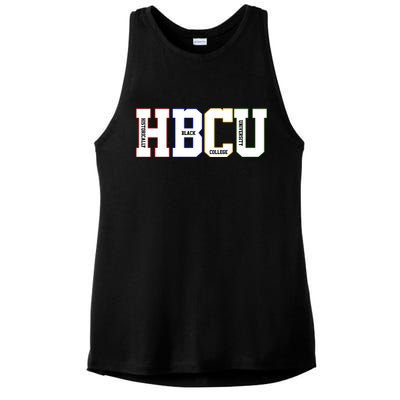 Historically Black College University Student HBCU Ladies PosiCharge Tri-Blend Wicking Tank