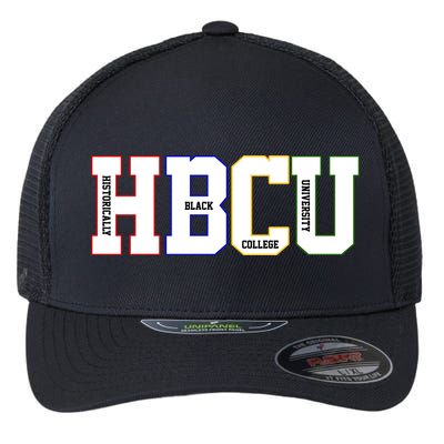 Historically Black College University Student HBCU Flexfit Unipanel Trucker Cap