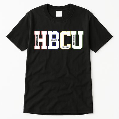 Historically Black College University Student HBCU Tall T-Shirt