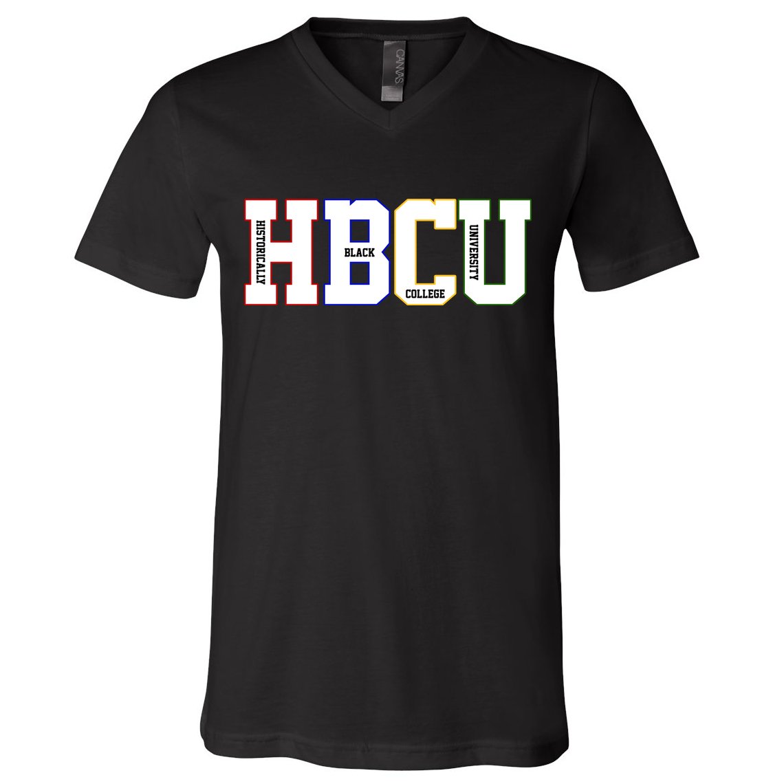 Historically Black College University Student HBCU V-Neck T-Shirt