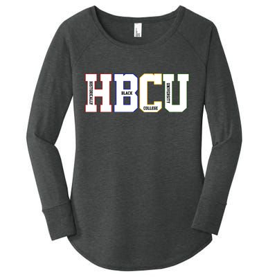 Historically Black College University Student HBCU Women's Perfect Tri Tunic Long Sleeve Shirt