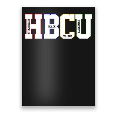 Historically Black College University Student HBCU Poster