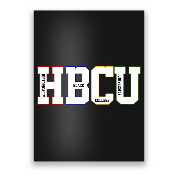Historically Black College University Student HBCU Poster