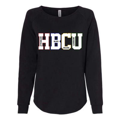 Historically Black College University Student HBCU Womens California Wash Sweatshirt