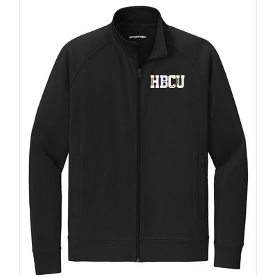 Historically Black College University Student HBCU Stretch Full-Zip Cadet Jacket