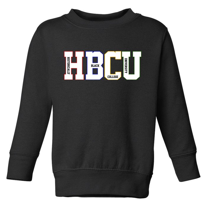 Historically Black College University Student HBCU Toddler Sweatshirt