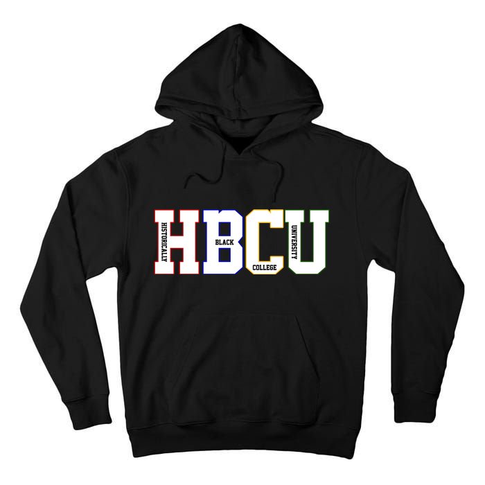 Historically Black College University Student HBCU Tall Hoodie