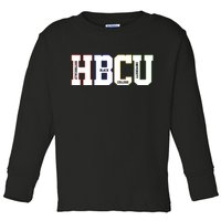 Historically Black College University Student HBCU Toddler Long Sleeve Shirt