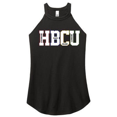 Historically Black College University Student HBCU Women’s Perfect Tri Rocker Tank