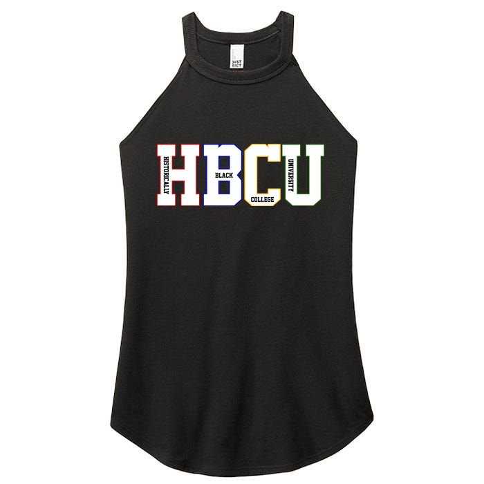 Historically Black College University Student HBCU Women's Perfect Tri Rocker Tank