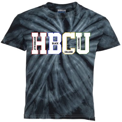 Historically Black College University Student HBCU Kids Tie-Dye T-Shirt