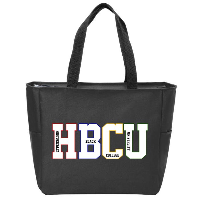 Historically Black College University Student HBCU Zip Tote Bag