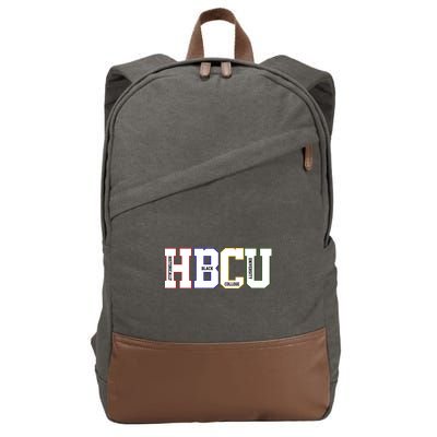 Historically Black College University Student HBCU Cotton Canvas Backpack