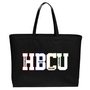 Historically Black College University Student HBCU Cotton Canvas Jumbo Tote