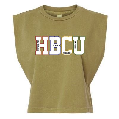 Historically Black College University Student HBCU Garment-Dyed Women's Muscle Tee