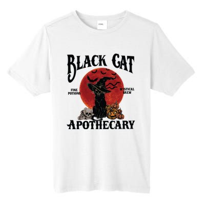 Halloween Black Cat Apothecary Retro Halloween Cat Tall Fusion ChromaSoft Performance T-Shirt