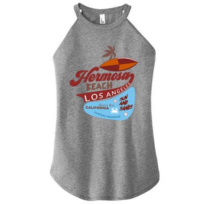 Hermosa Beach California Women’s Perfect Tri Rocker Tank