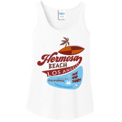 Hermosa Beach California Ladies Essential Tank