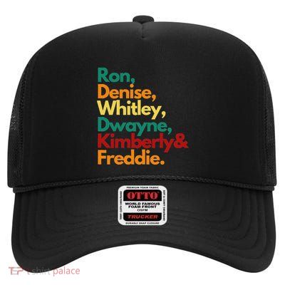 Hbcu Black College Graduates Whitley Retro For And Women High Crown Mesh Back Trucker Hat
